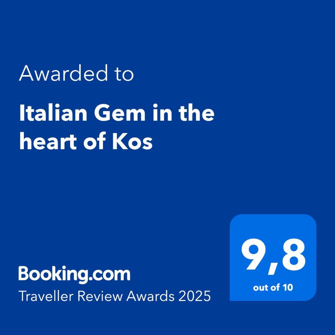 Italian Gem In The Heart Of Kos Lejlighed Eksteriør billede